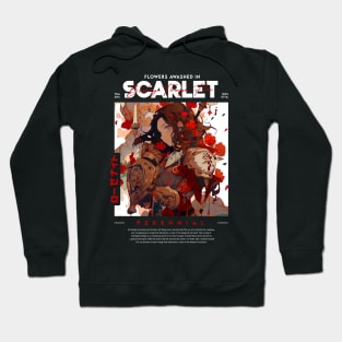 Scarlet Anime Girl Hoodie